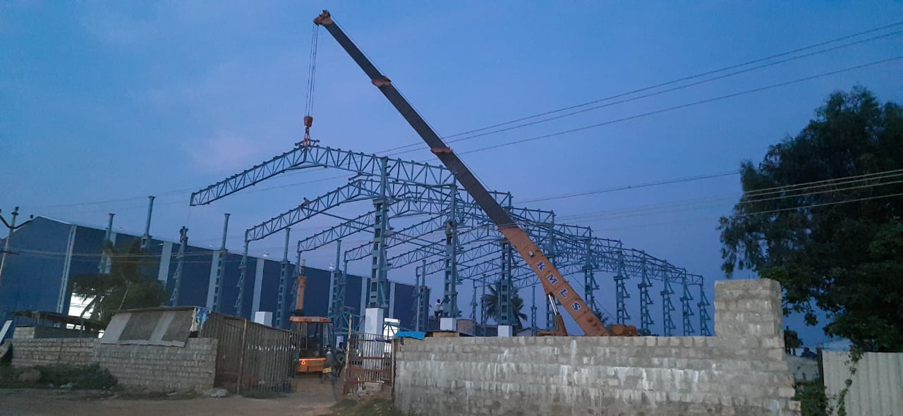 Galvanizing Plant structural steel skeleton